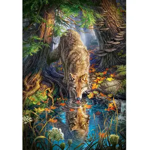 Puzzle Castorland - Loup dans la nature, 1500 pièces pas cher