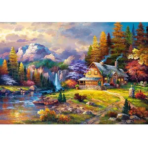 Castorland - Puzzle 1500 Pieces - Mountain Hideaway pas cher