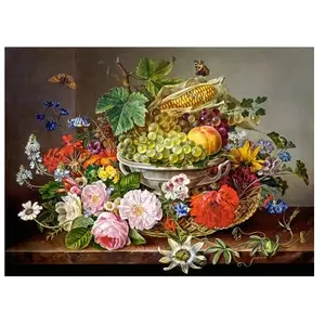 Comparateur de prix : Castorland Still Life with Flowers and Fruit Basket Legpuzzel - 2000 stukjes