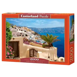 Puzzle Castorland - Santorin, Grèce, 2000 pièces pas cher