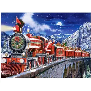 Castorland Puzzle 200 Pezzi - Santa's Coming to Town (200 pièces) pas cher