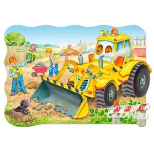 Comparateur de prix : Castorland Bulldozer in action - Legpuzzel - 20 Stukjes