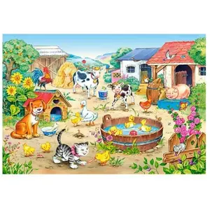 Castorland Ferme 60 pièces de puzzle pas cher