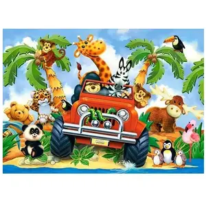 Castorland Softies on Safari - 60 stukjes