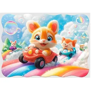 Castorland Puzzle « La course des bulles » - 30 pièces (30 pièces) pas cher