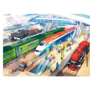 Castorland Puzzle Train Station 180 pièces (180 pièces) pas cher
