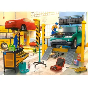 Castorland Puzzle Car Workshop 120 pièces (120 pièces) pas cher