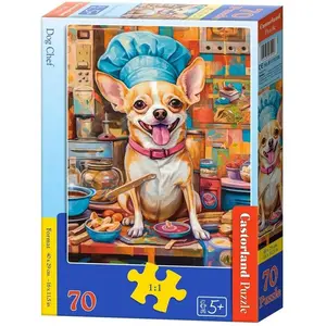 Castorland Puzzle 70 Hundekoch (70 pièces) pas cher