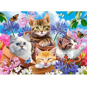 Castorland Kittens with Flowers - 70pcs