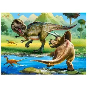 Castorland Tyrannosaurus vs Triceratops - 70pcs pas cher