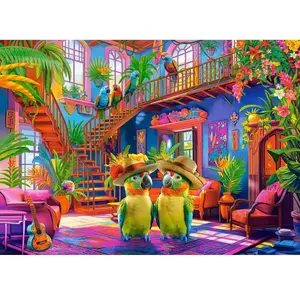 Castorland Perroquets au Paradis 53995 pas cher
