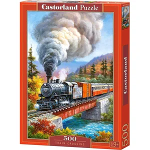 CASTORLAND Puzzle 500 pièces : Passage du train aille Unique Coloris Unique pas cher