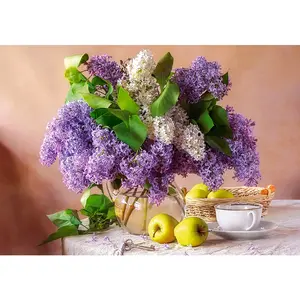Castorland Nature Morte Lilas 54091 pas cher