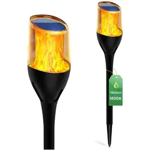 Lampe solaire de jardin à LED effet flamme pour extérieur IGNISVendu parmanomano