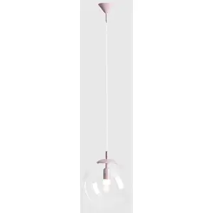 Aldex GLOBE LILAC hanglamp E27 15W - Stijlvolle Violette Verlichting pas cher