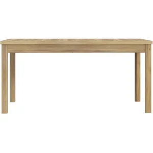Table à manger extensible ouverture synchronisée - COMO - Chêne - Rectangulaire - 160/207 x 90 x 76,6 cm pas cher