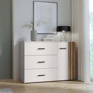 Commode - 3 Tiroirs - Cachemire - L120 X P41x H90 Cm - Waikato
