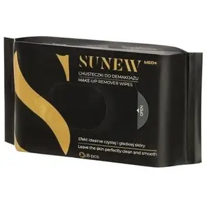 SunewMed+, Nettoyant pour le visage, Sunewmed Makeup Removal Wipes Black 8 Pieces (Lingettes nettoyantes pour le visage) pas cher