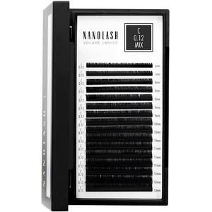 Comparateur de prix : Nanolash Faux cils Extension Cils pour Extension Professionnelle (0.12C, MIX 6-13mm)