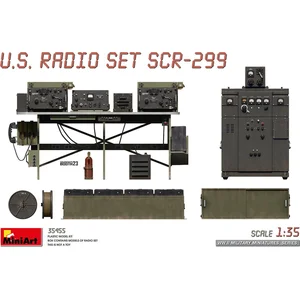 1:35 MiniArt 35455 Amerikaanse WWII Radio Set SCR-299 Plastic Modelbou...