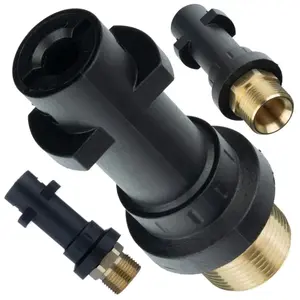 ROSFIX Adaptateur M22 vers baïonnette pour nettoyeur haute pression HD...
