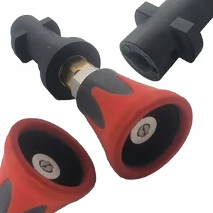 ROSFIX Lance Courte avec Buse 40° Rouge Jet Plat Haute Pression 4000 PSI Bayonet Compatible Kärcher K2 K7 pas cher