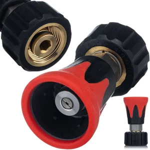 ROSFIX Lance Courte M22 avec Buse 40° Rouge Jet Plat Haute Précision 4000 PSI Compatible Karcher HD/HDS pas cher