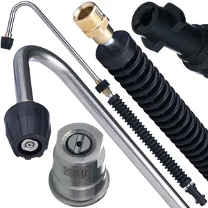 Lance coudée longue pour lave-linge Karcher K2-K7, gouttières, passages de roues, jeu de buses Power, 160 bar pas cher