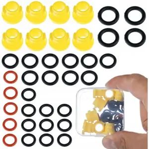 ROSFIX Set Joints Toriques et Joints dÉtanchéité 37 Pièces Caoutchouc Résistant Compatible avec nettoyeurs Kärcher K2 K7 pas cher