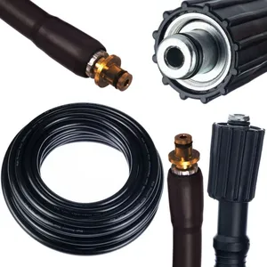 ROSFIX Tuyau haute pression 5m, usé, type "pin", pour nettoyeur haute pression Kärcher K2 K3 K4 K5 K6 K7