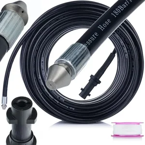 ROSFIX Tuyau de nettoyage des égouts Karcher de 30 m, série K, avec une buse 1+3 pas cher