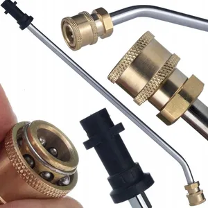 ROSFIX Lance Coudée 30° 1/4 34 cm Jet Haute Pression 250 Bar Acier Résistant Compatible Kärcher K2 K7 pas cher