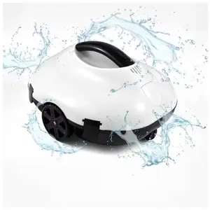 Robot de Piscine,Aspirateur Piscine Sans Fil - Nettoyage Puissant du Fond,Autonomie 130 mins - BLOSSOM pas cher