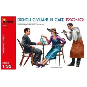 1:35 MiniArt 38062 French Civilians in Cafe 1930-40s Plastic Modelbouw... pas cher
