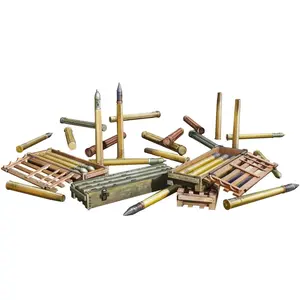 1:35 MiniArt 35402 7.5cm PaK40 Ammo Boxes with Shells - set 2 Plastic ...