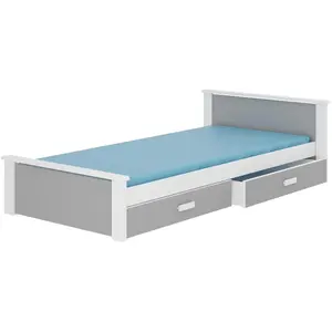 ADRK Furniture, Lit pour enfant, Lit ALDEX 200x90 pas cher