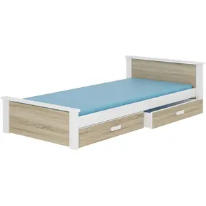 ADRK Furniture, Lit pour enfant, Lit ALDEX 200x90 pas cher
