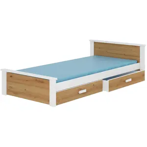 ADRK Furniture, Lit pour enfant, Lit ALDEX 200x90 pas cher