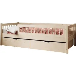 ADRK Furniture, Lit pour enfant, Lit d'enfant Flora pas cher
