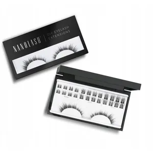 Comparateur de prix : Cils en grappes - NANOLASH - DIVINE - 36 grappes - Application rapide - Résultat naturel