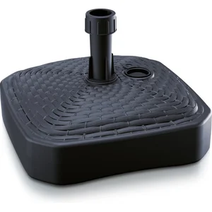 Prosperplast Parasolvoet - vierkant - rotan - antraciet - 12L pas cher