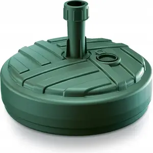 Prosperplast Pied de parasol en polyéthylène de 18 kg 39 x 39 x 13 cm couleur verte