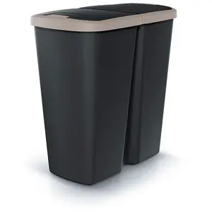 Keden Poubelle De Recyclage Compacta Q 48x28x51 Cm pas cher