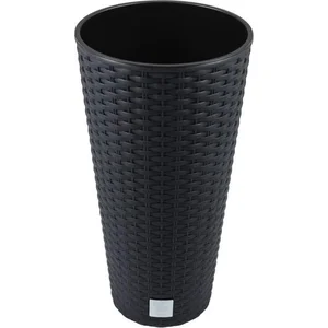 Bloempot Buiten Hoog Rond Rato Tubus 40cm ANTRACIET Prosperplast pas cher