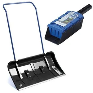 Prosperplast - pelle a neige double manche metale manchon en polypropy... pas cher
