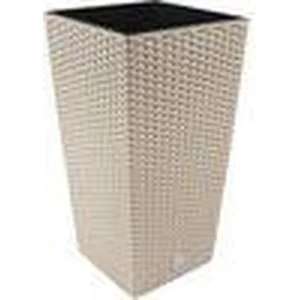 PROSPERPLAST Rato 91,5l pot avec insert 40 x 40 x 75 cm mocca pas cher