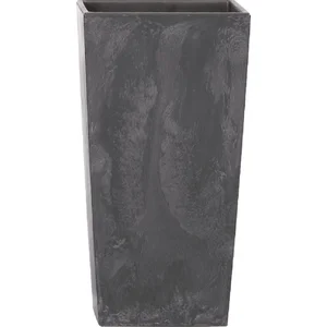Prosperplast Bloempot met inzet Urbi Square Effect DURS400E-S433 - antraciet kleur pas cher