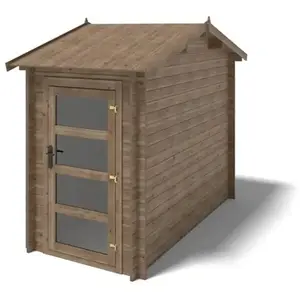 Abri de jardin en bois - 4,50m2 - 1,50x3m - Traité - Ep. 28mm - Couleu... pas cher