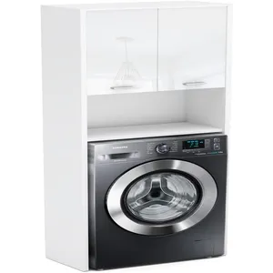 STIV Meuble de salle de bain sur pied blanc brillant 64 cm pas cher