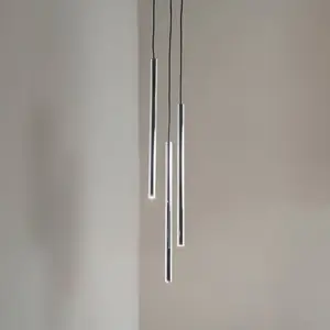 Sigma Sopel Lux 3 Hanglamp - 3 Zilveren Buizen, Modern Design pas cher